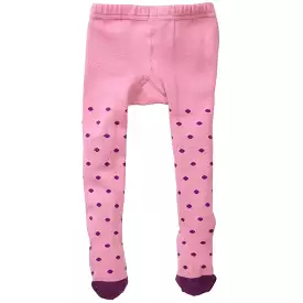 Pink/Purple Polka Dot Tights