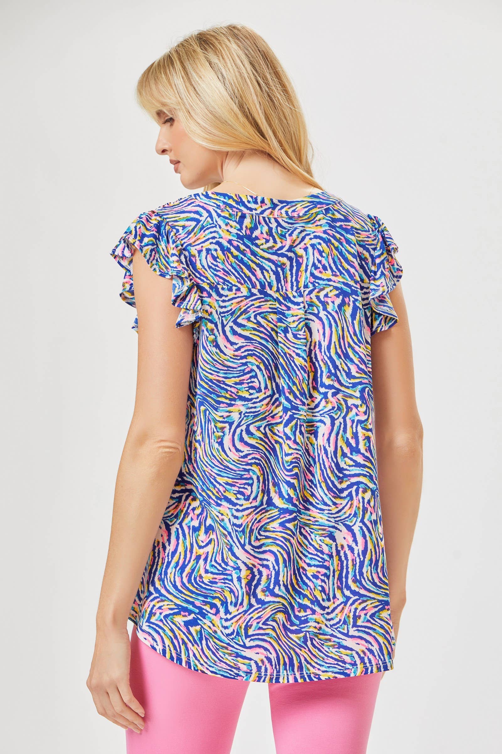 Psychedelic Lizzy Flutter Top