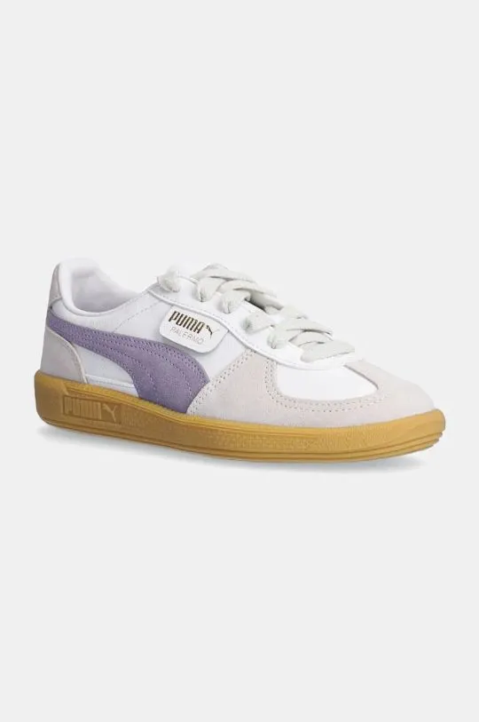 Puma leather sneakers Palermo violet color 396464