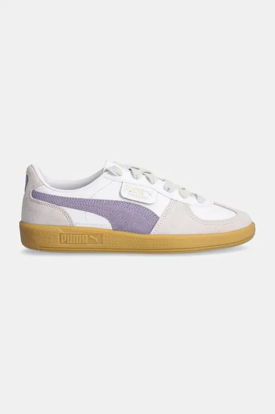 Puma leather sneakers Palermo violet color 396464