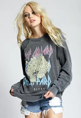 Recycled Karma - Def Leppard Love Bites Sweatshirt