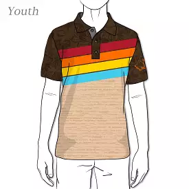 Retro Stripes - OGA Youth Polo