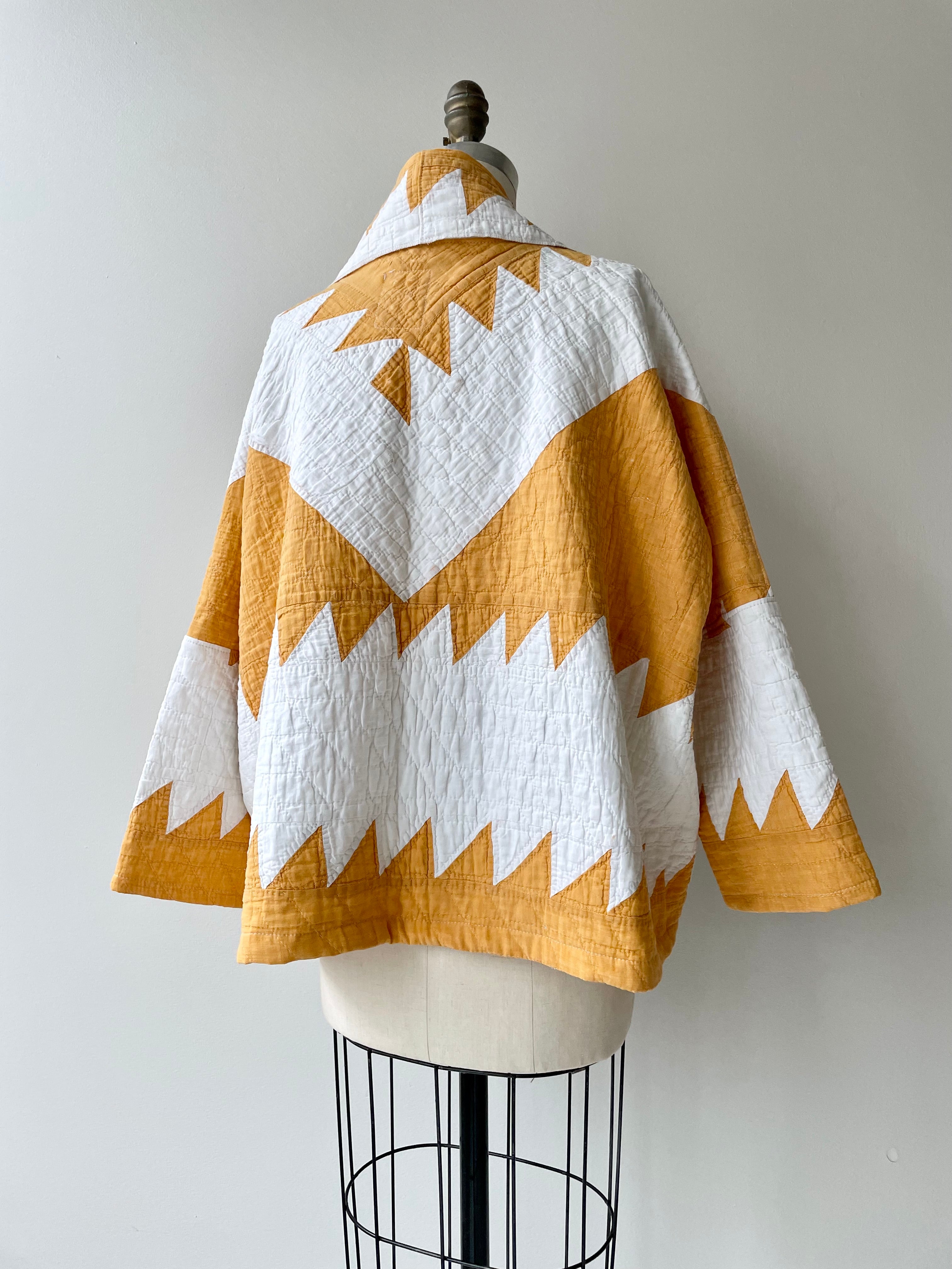 Sawtooth Handmade Quilt Coat