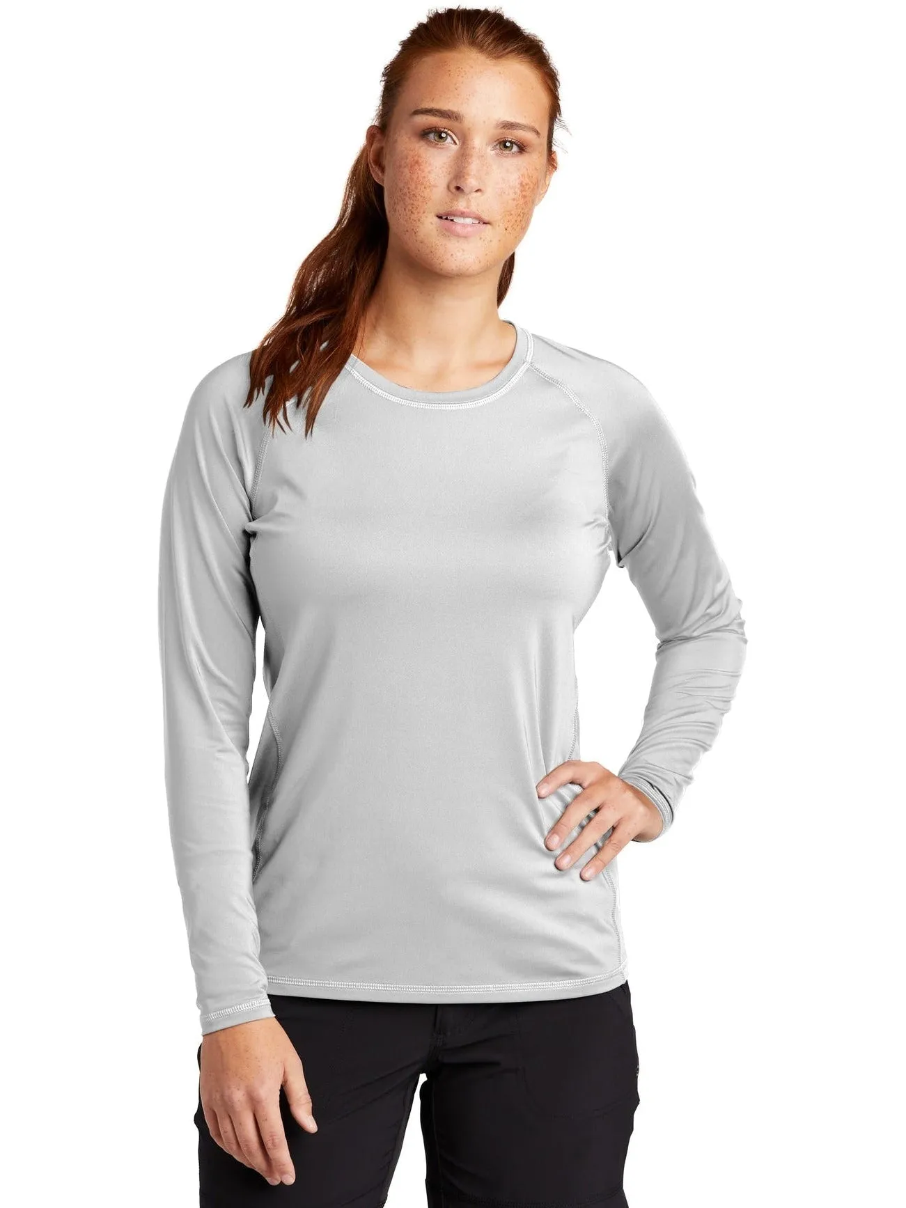 Sport-Tek Ladies Long Sleeve Rashguard Tee