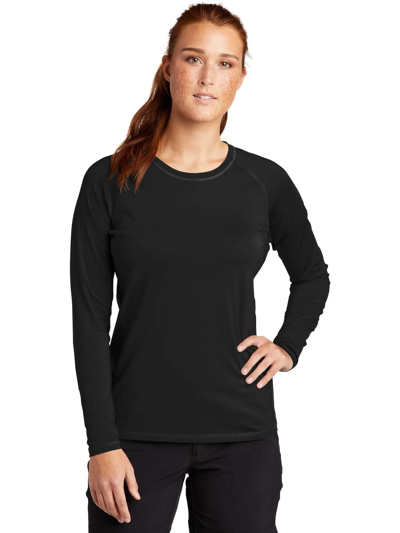 Sport-Tek Ladies Long Sleeve Rashguard Tee