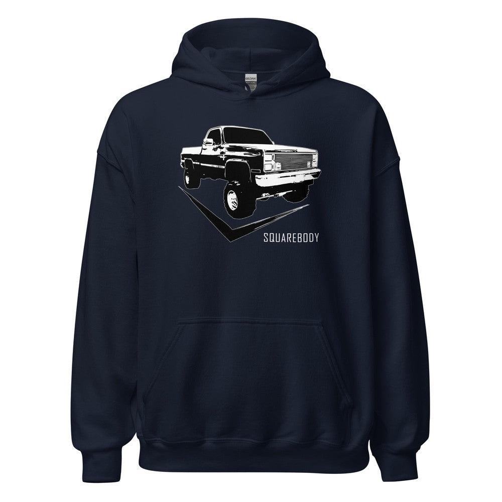 Square Body Hoodie Sweatshirt With Lifted 80's K10