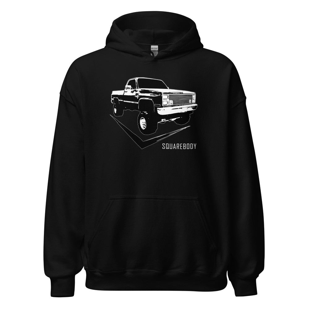 Square Body Hoodie Sweatshirt With Lifted 80's K10