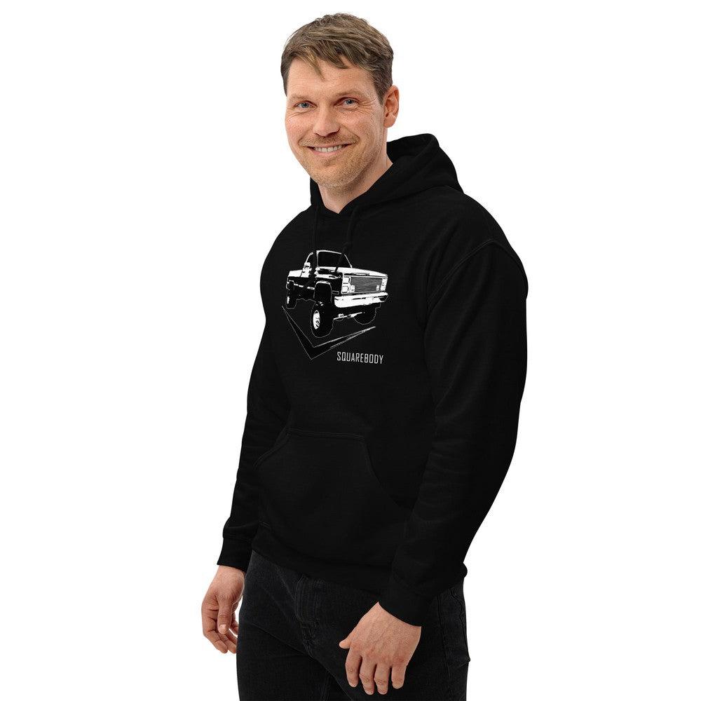 Square Body Hoodie Sweatshirt With Lifted 80's K10