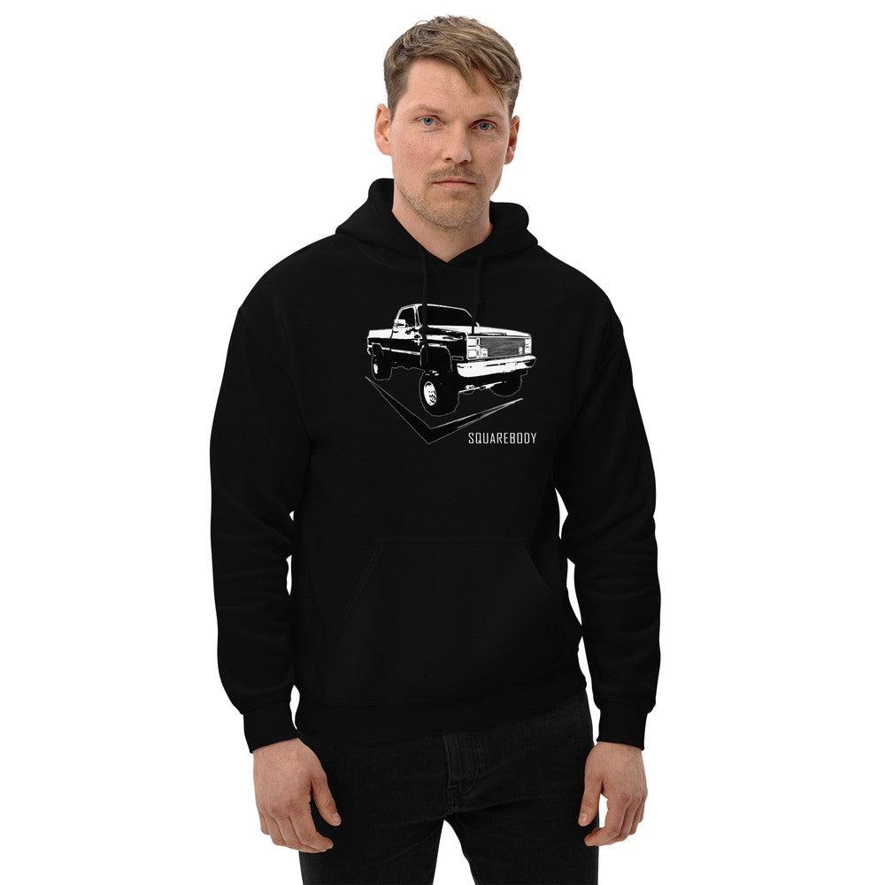 Square Body Hoodie Sweatshirt With Lifted 80's K10