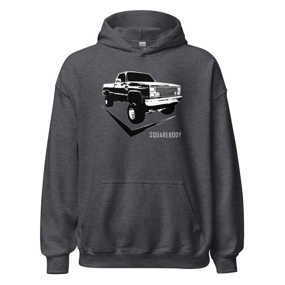 Square Body Hoodie Sweatshirt With Lifted 80's K10