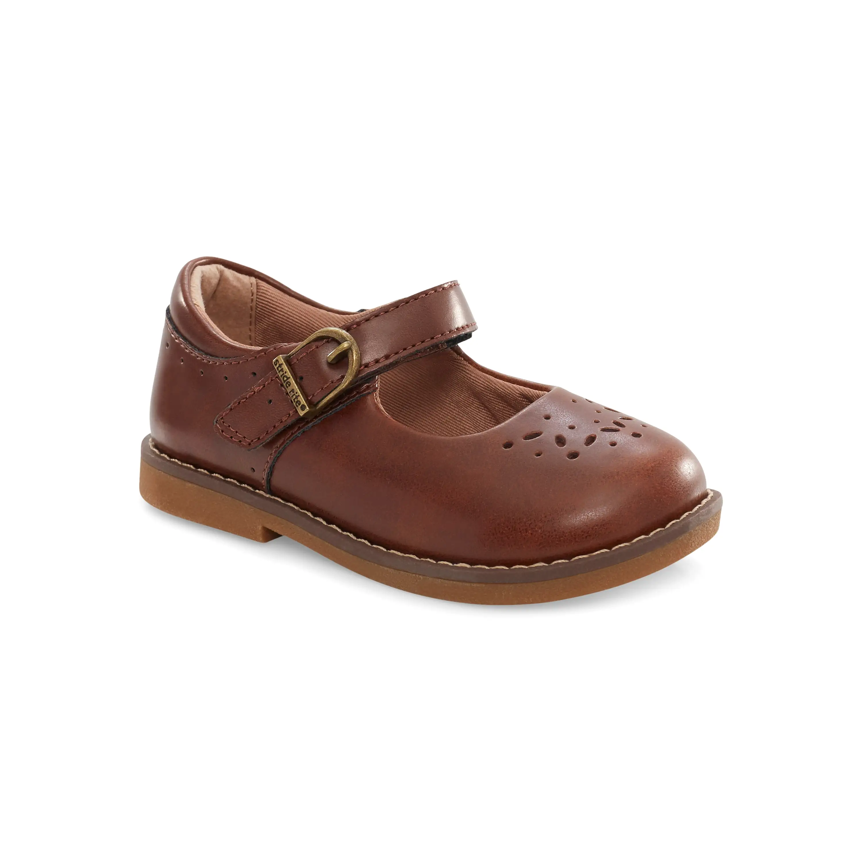 SR Mara Casual Mary Jane Shoe - Cedar Brown