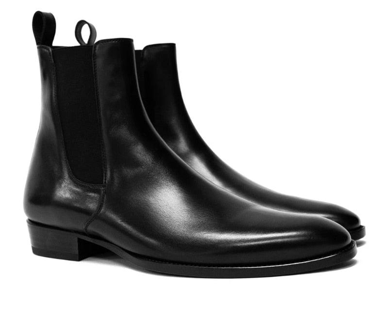 Step Up Your Style Game with High Quality Vintage Men's Ankle Boots - Classic Dress Shoes for the Modern Man