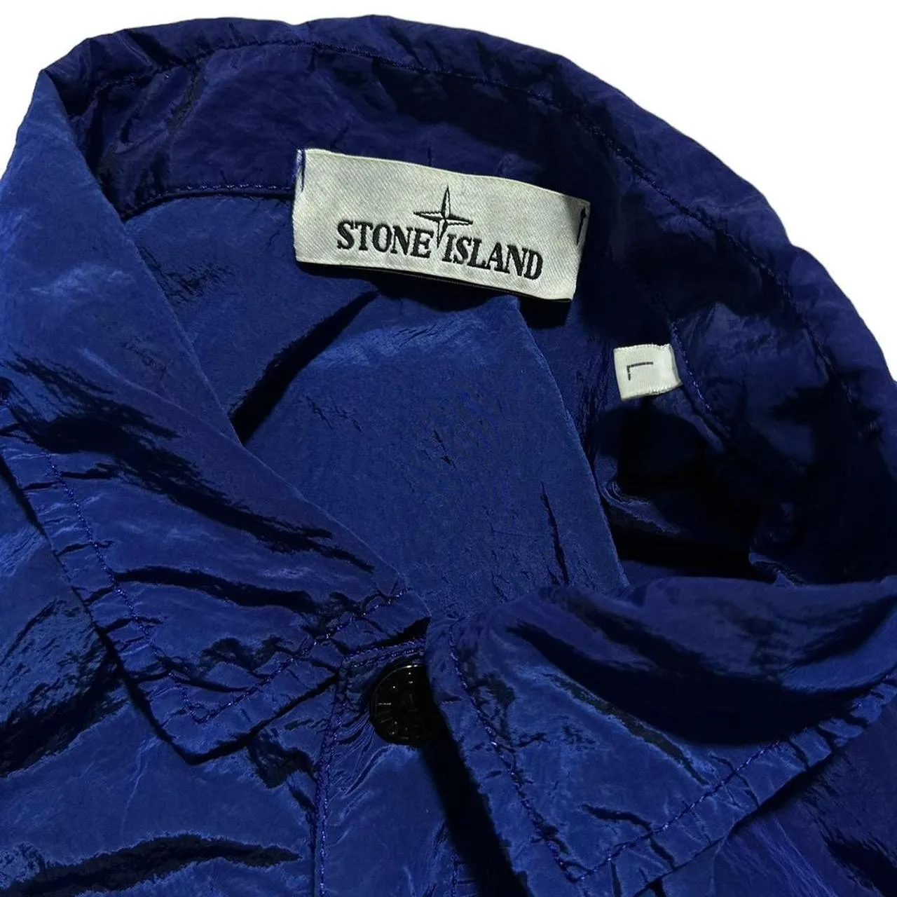 Stone Island Nylon Blue Overshirt