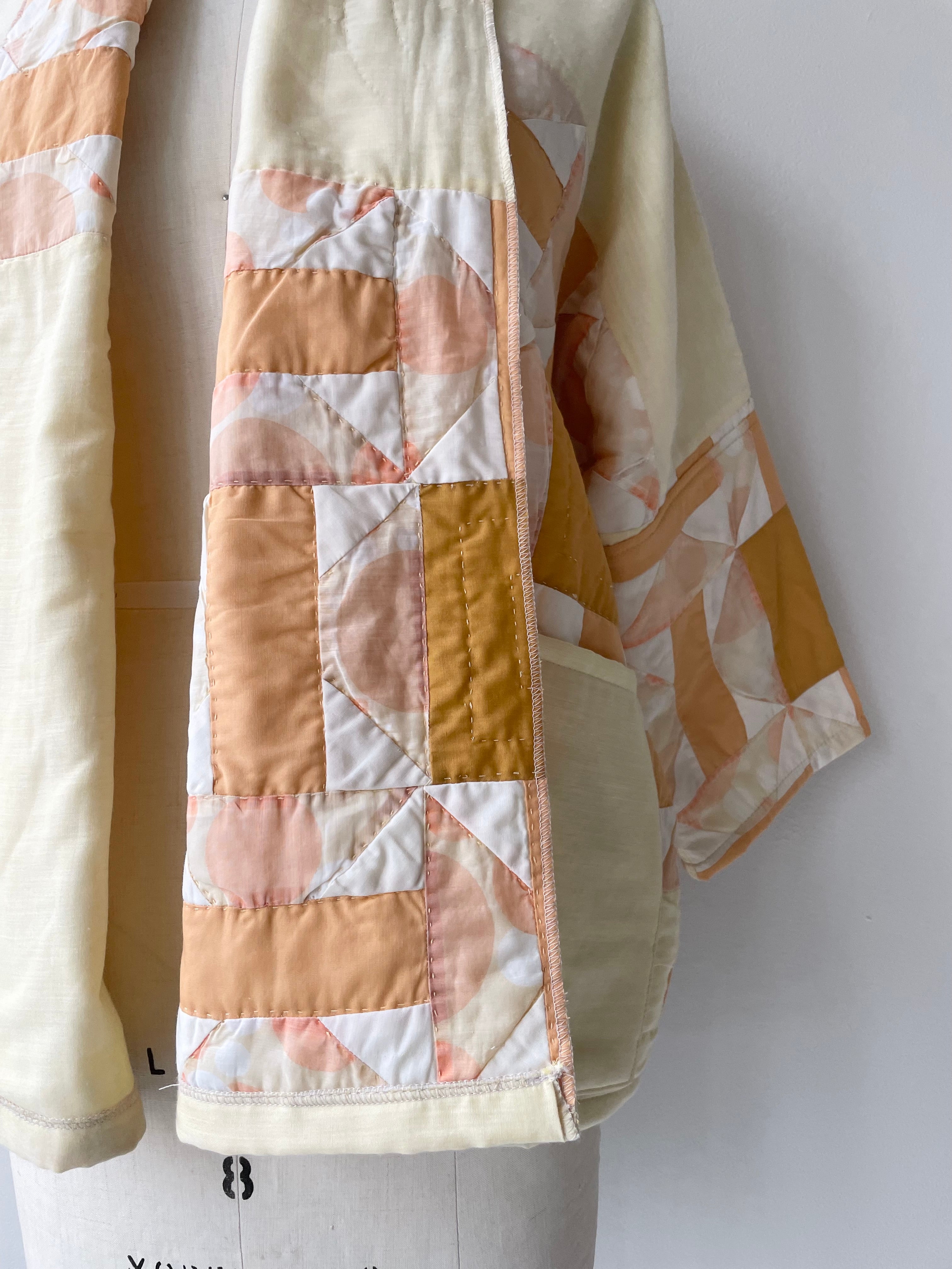 Sunrise Sunset Handmade Quilt Coat