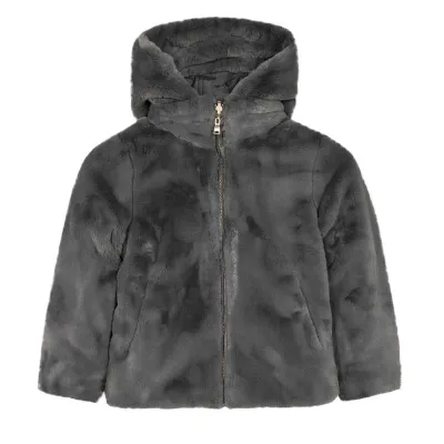 Tartine et Chocolat Grey Reversible Coat: 12 Years