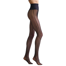 The Ikat Net Tights (Black)