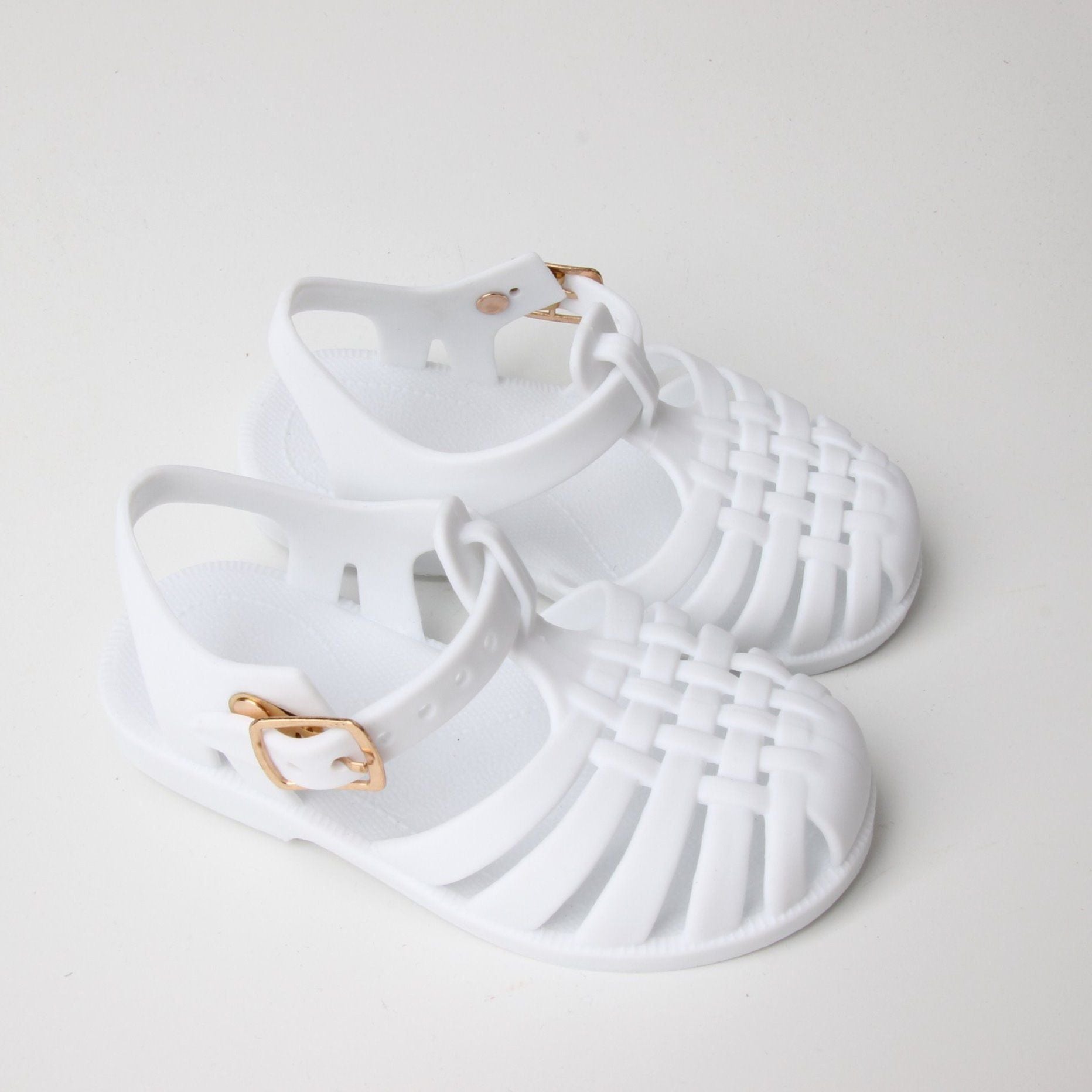 Toddler & Kids White Jelly Sandal