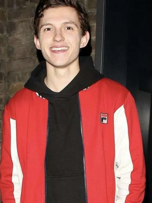 Tom Holland Red Fleece Jacket - New American Jackets