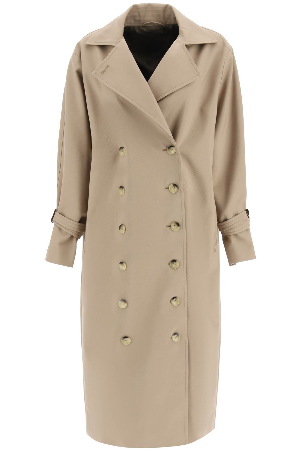 Totême Signature Double-Breasted Trench Coat