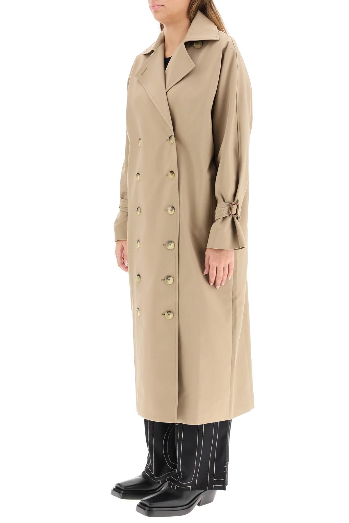 Totême Signature Double-Breasted Trench Coat