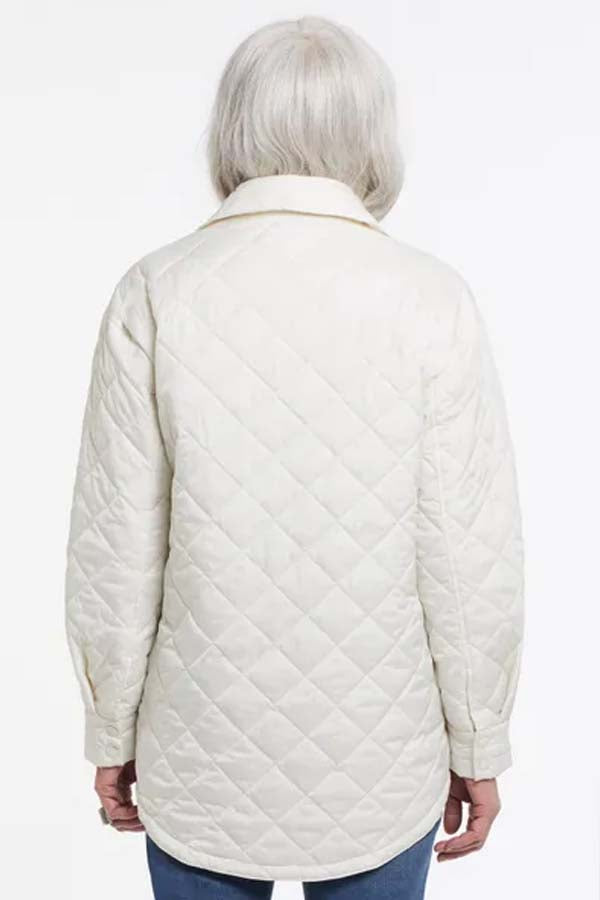 Tribal Water-Repellent Quilted Shacket