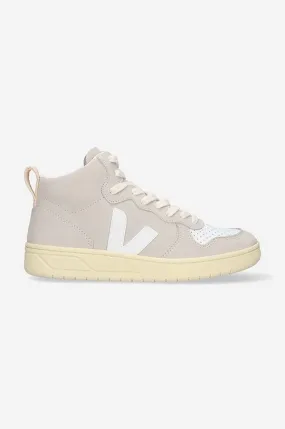 Veja leather sneakers V-15 Nubuck beige color VQ132815