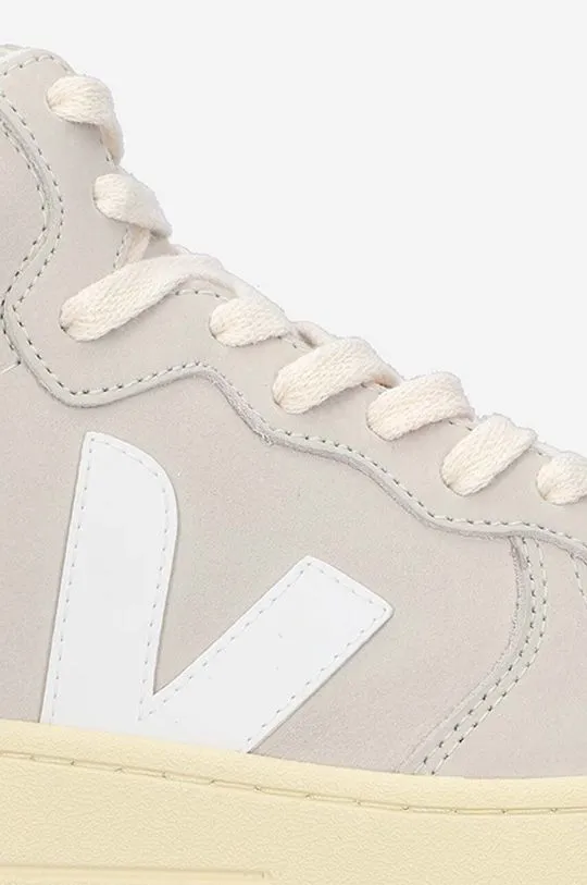 Veja leather sneakers V-15 Nubuck beige color VQ132815