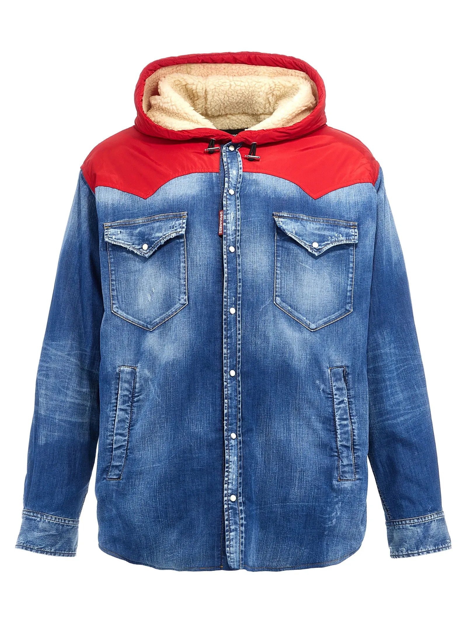 Winter Western Casual Jackets, Parka Blue