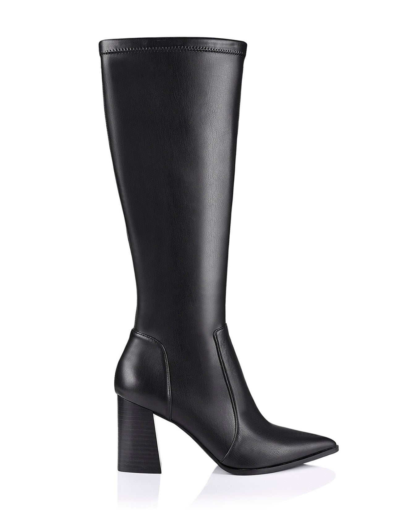 Wisdom Tall Boots - Black Stretch