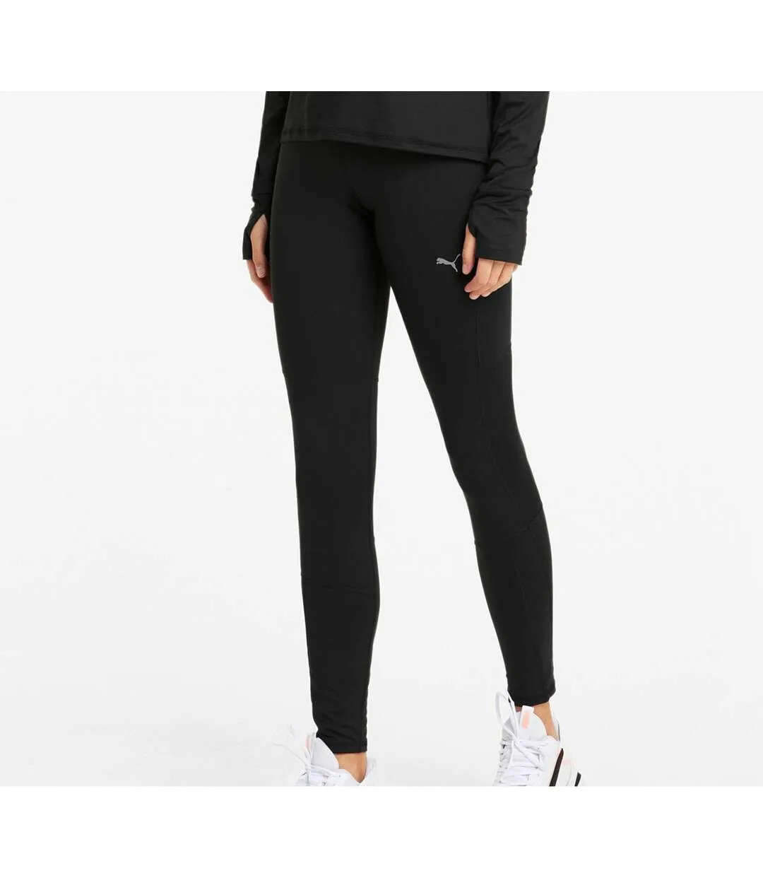 Womens/ladies long tights black Puma