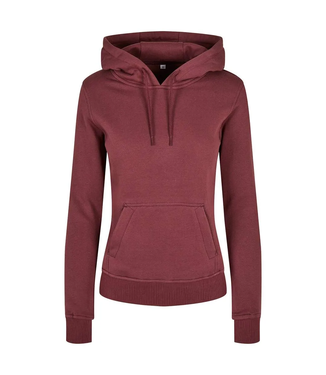 Womens/ladies organic hoodie cherry Build Your Brand