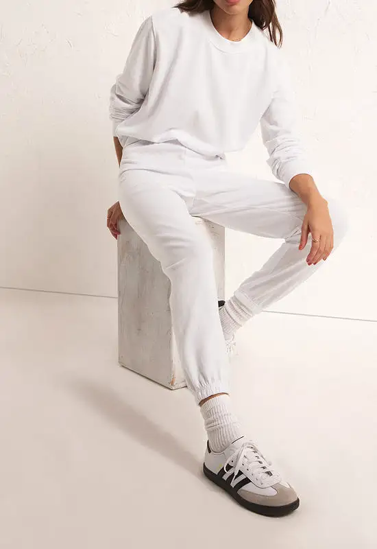 Z Supply - Classic Gym Jogger White